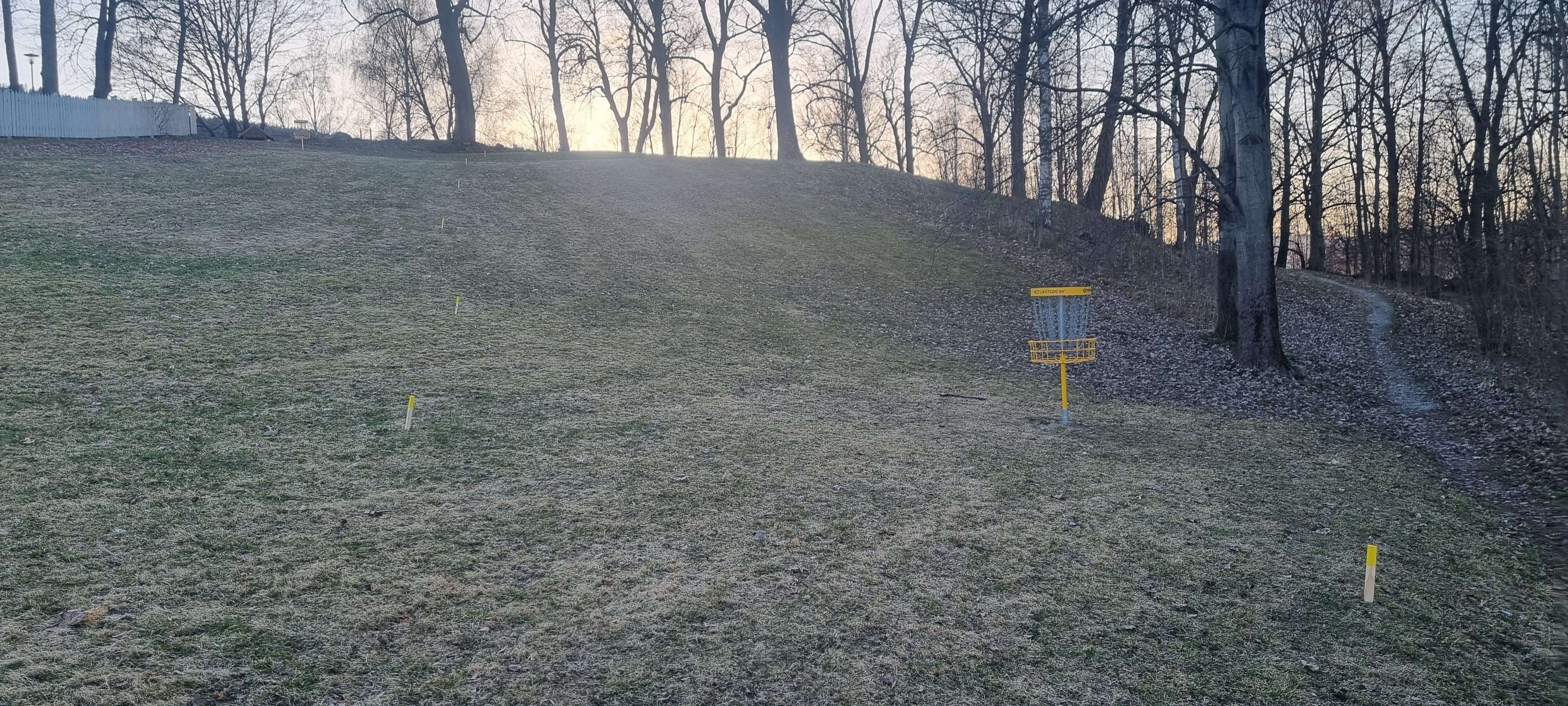 Markering av OB linjer Bikkjestykket